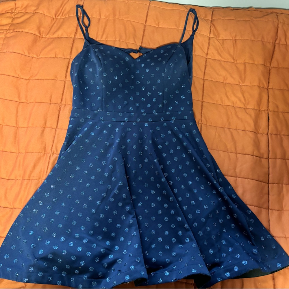 blue homecoming dress